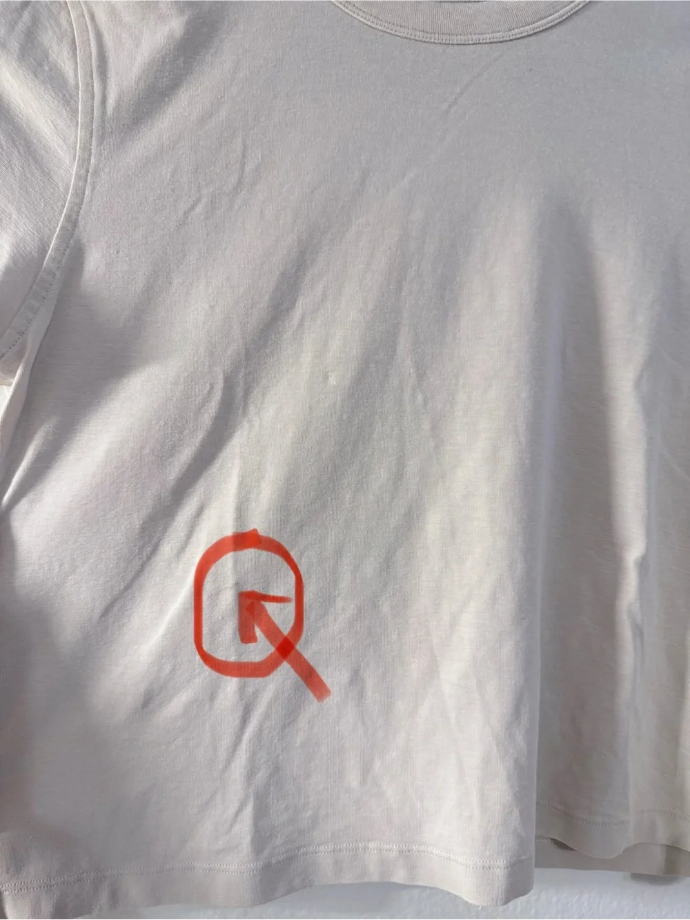 lululemon athletica Short Sleeve Crop Tee - Beige